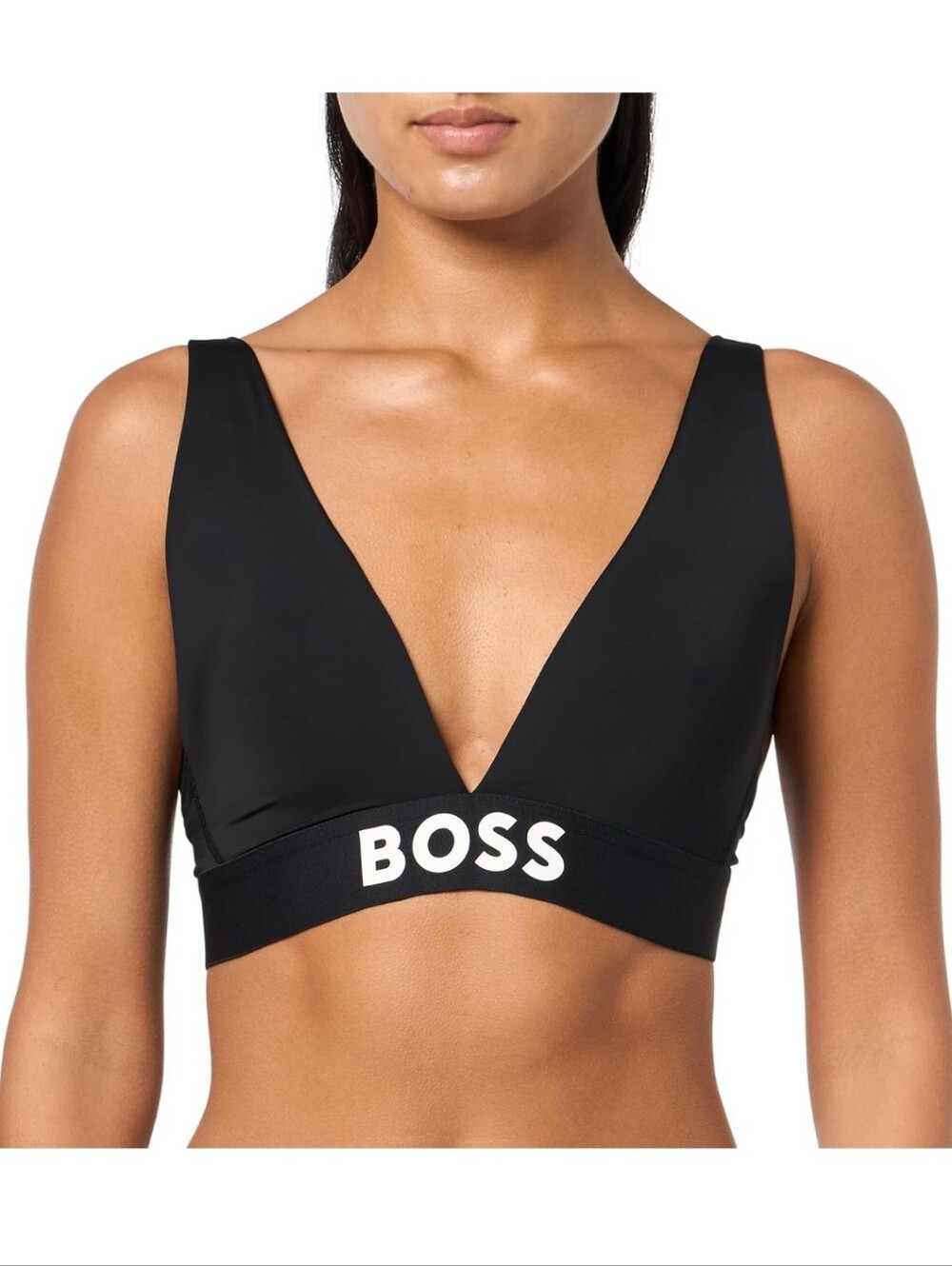 Boss Black Logo Triangle Bralette